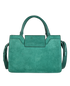Rebel Tote, &pound;320, Handbags, Green, Suede, Back view